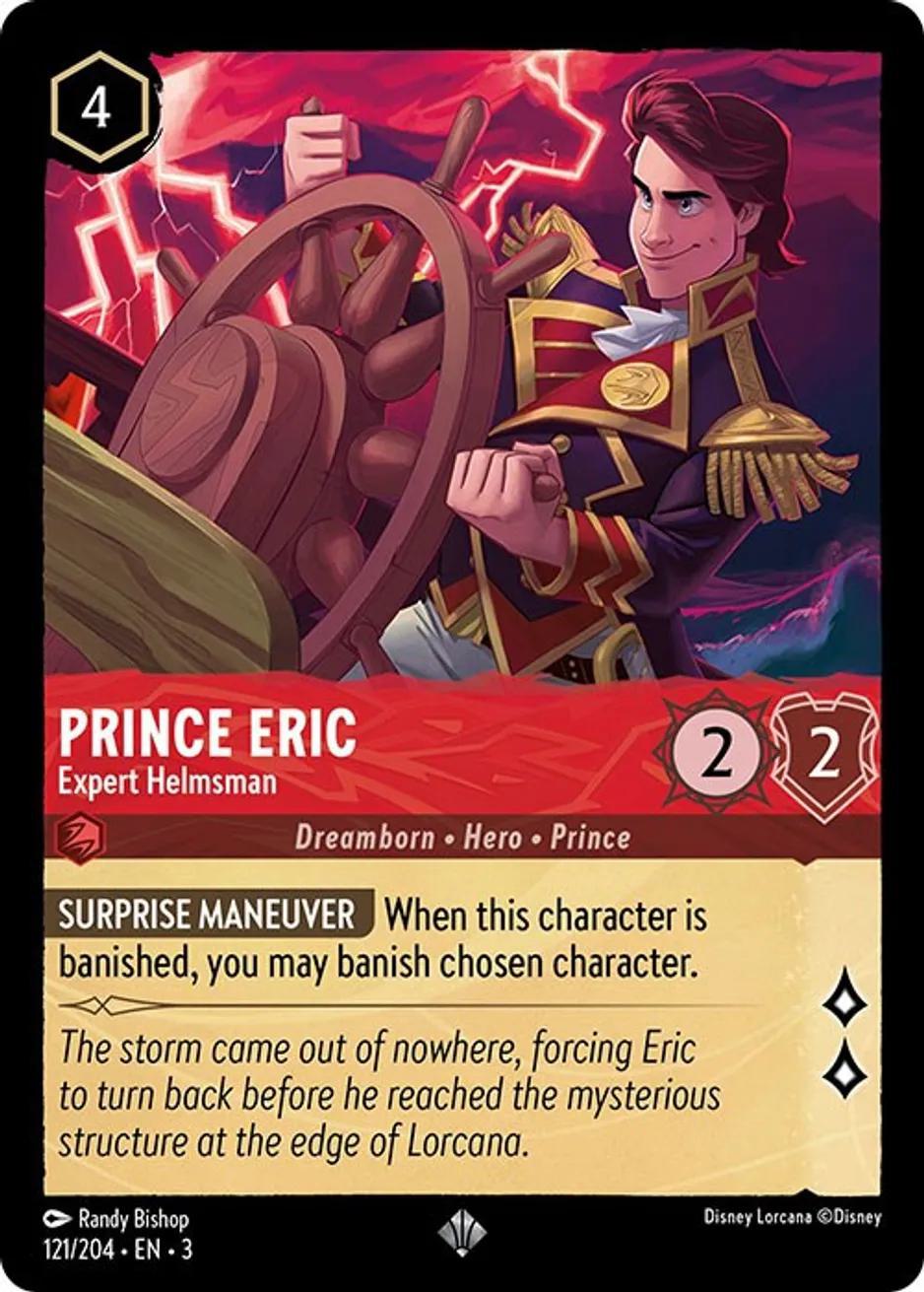 Prince Eric - Expert Helmsman - 121/204 [Into the Inklands] [Non-Foil]