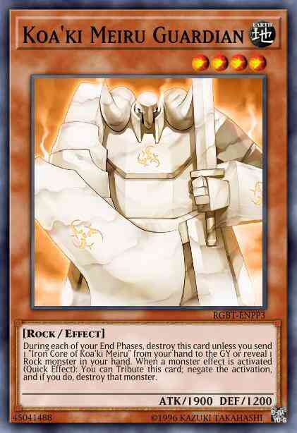 Koa'ki Meiru Guardian - BP03-EN056 - Shatterfoil Rare - 1st Edition