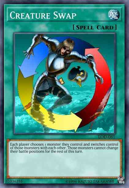 Creature Swap - BP03-EN144 - Shatterfoil Rare - 1st Edition