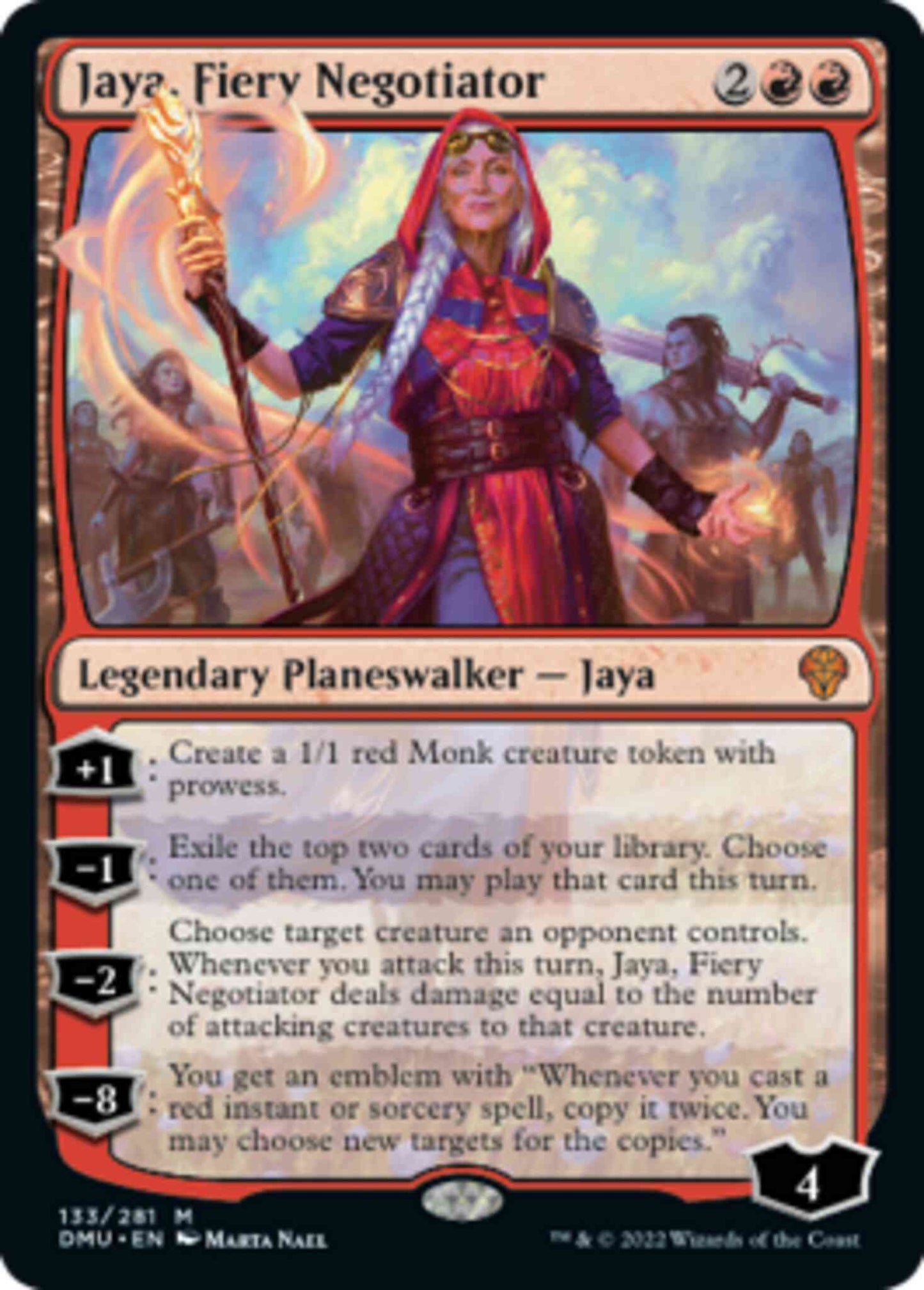 Jaya, Fiery Negotiator [133] [Dominaria United] [Non-Foil]