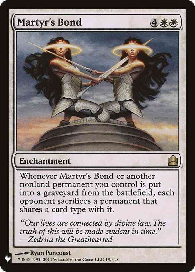 Martyr's Bond [CMD-19] [The List] [Non-Foil]