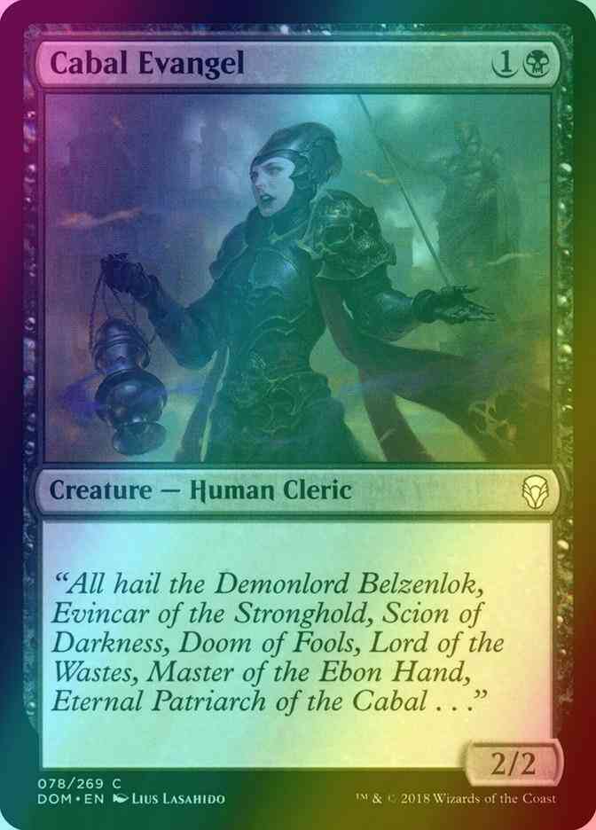 Cabal Evangel [78] [Dominaria] [Foil]