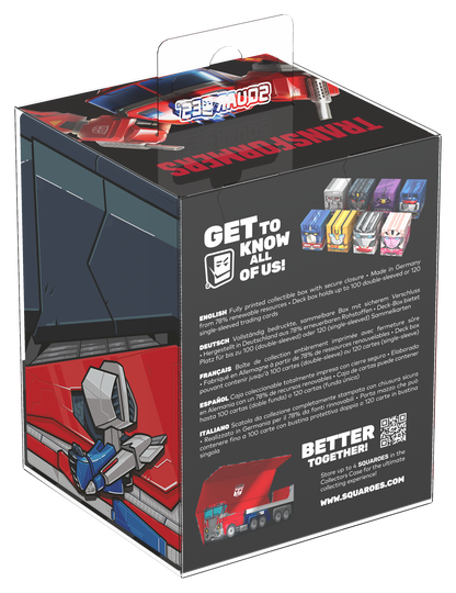Ultimate Guard Squaroes Deck Box - 100 - Transformers - Starscream