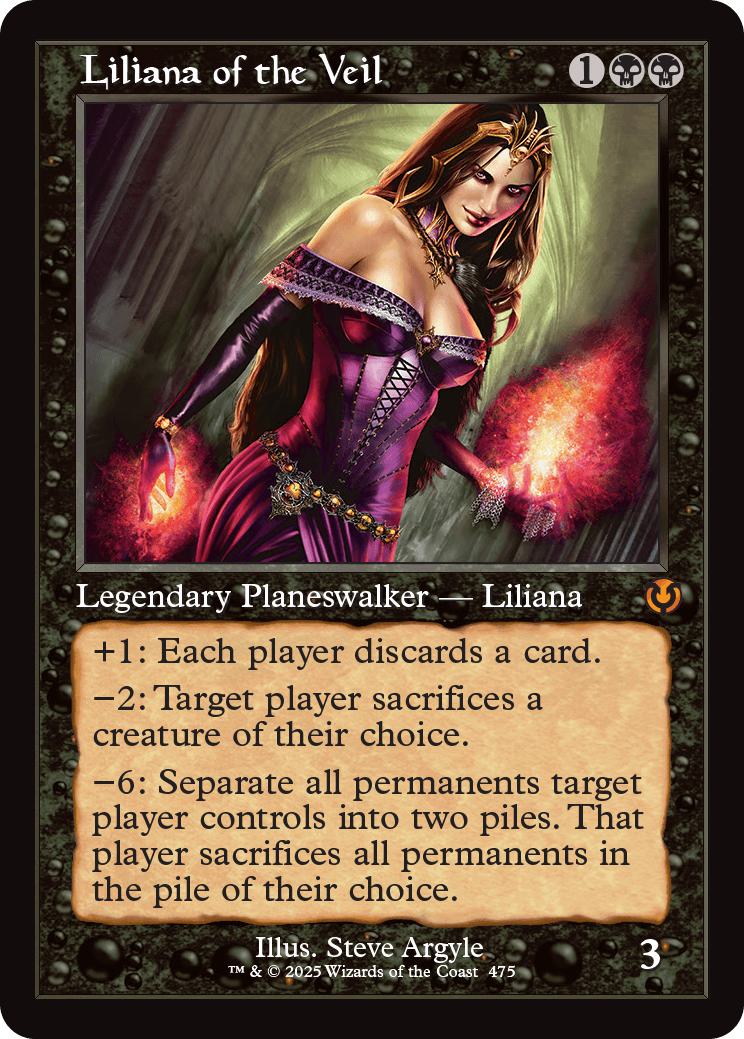 Liliana of the Veil [475] [Retro Frame] [Innistrad Remastered] [Foil]