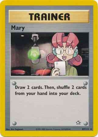 Mary - 87/111 - Rare - Unlimited [neo1U-87] [Non-Holo]