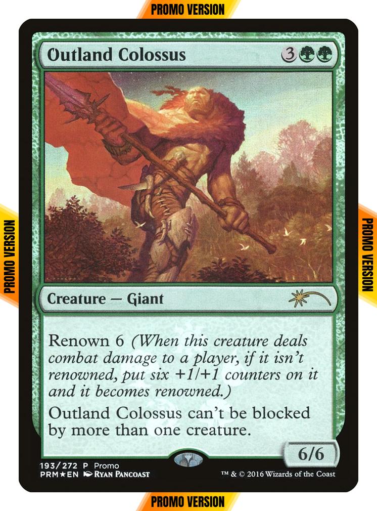 Outland Colossus [193] [Resale Promos] [Foil]