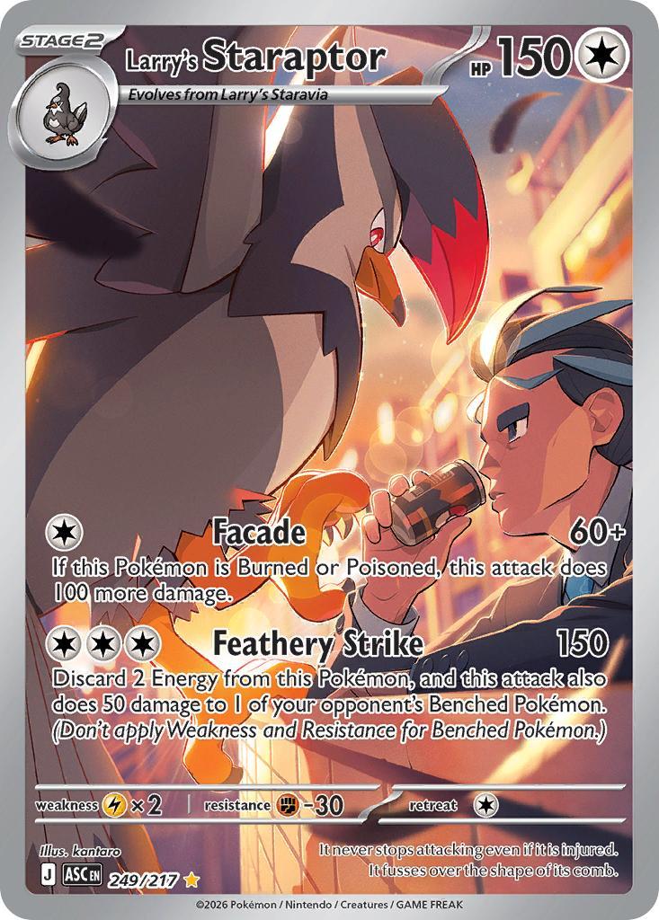 Larry's Staraptor - 249/217 - Illustration Rare [me025-249] [Ultra]