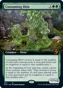 Consuming Blob [362] [Extended Art] [Innistrad: Midnight Hunt] [Non-Foil]