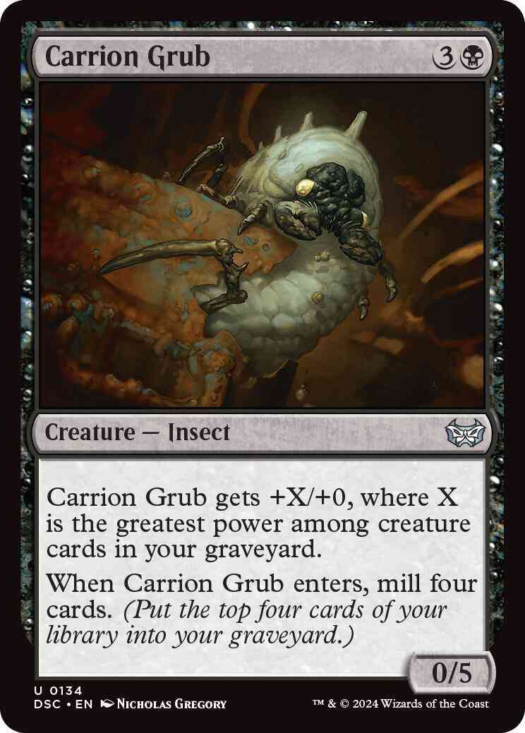 Carrion Grub [134] [Duskmourn: House of Horror: Commander] [Non-Foil]