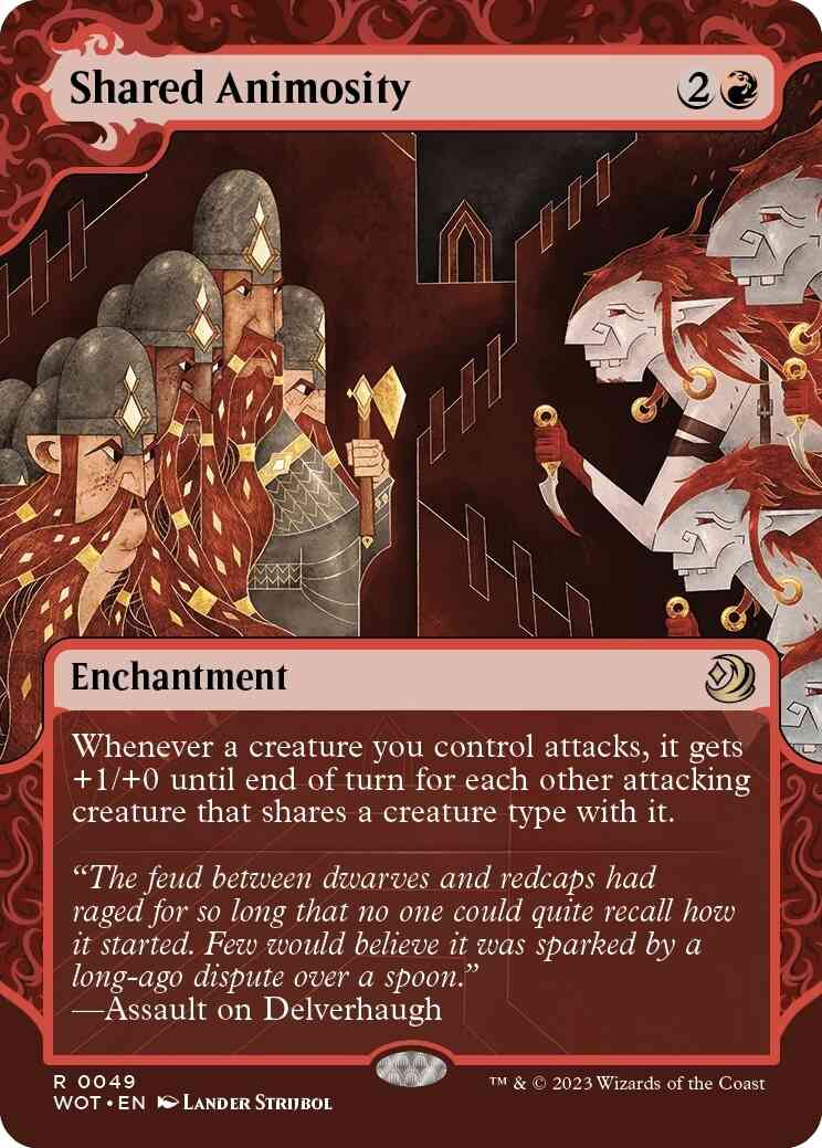 Shared Animosity [49] [Enchanting Tale Showcase] [Wilds of Eldraine: Enchanting Tales] [Non-Foil]