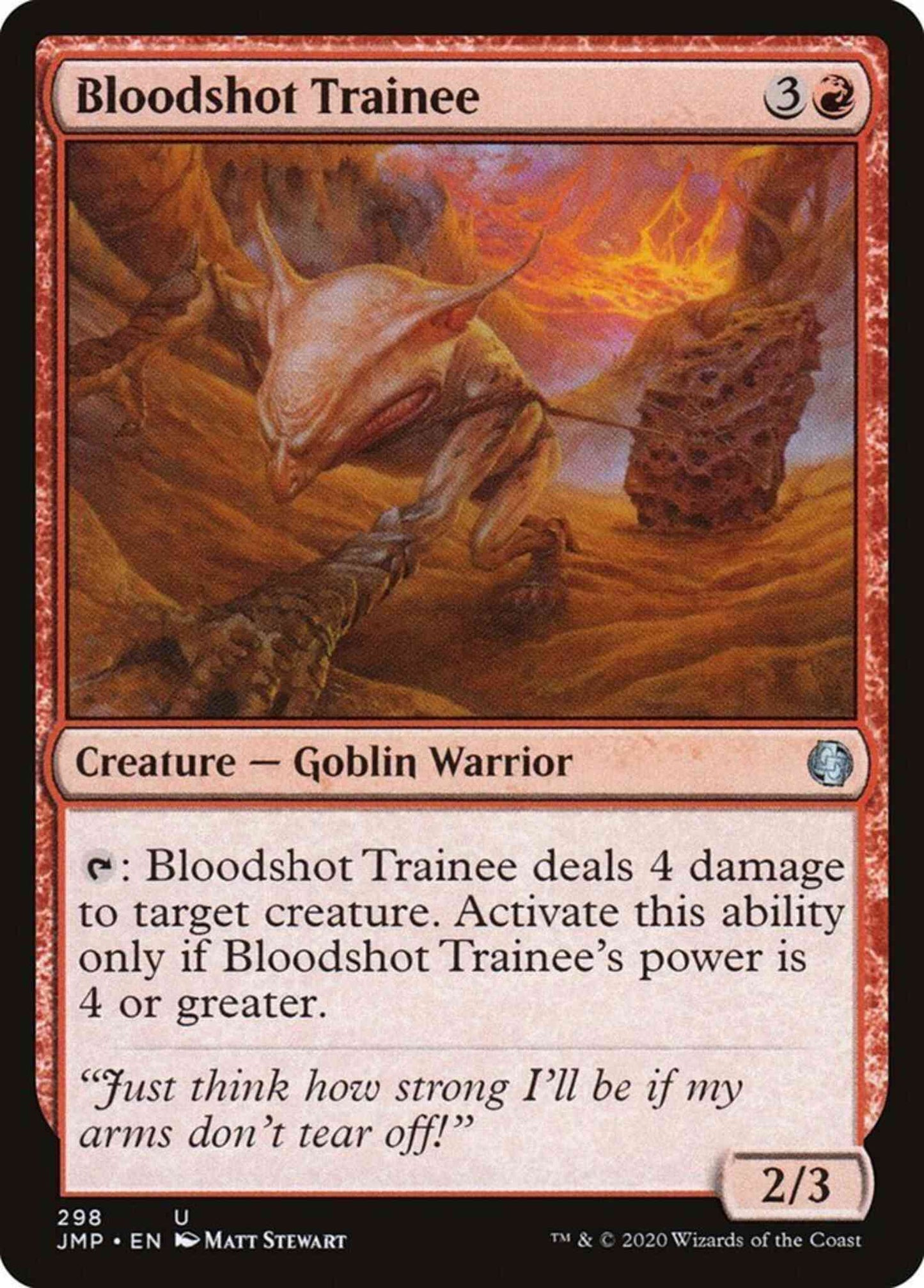 Bloodshot Trainee [298] [Jumpstart] [Non-Foil]