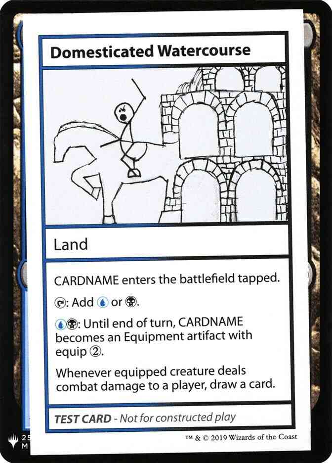 Domesticated Watercourse - Symbol [114] [Mystery Booster Playtest Cards 2019] [Non-Foil]
