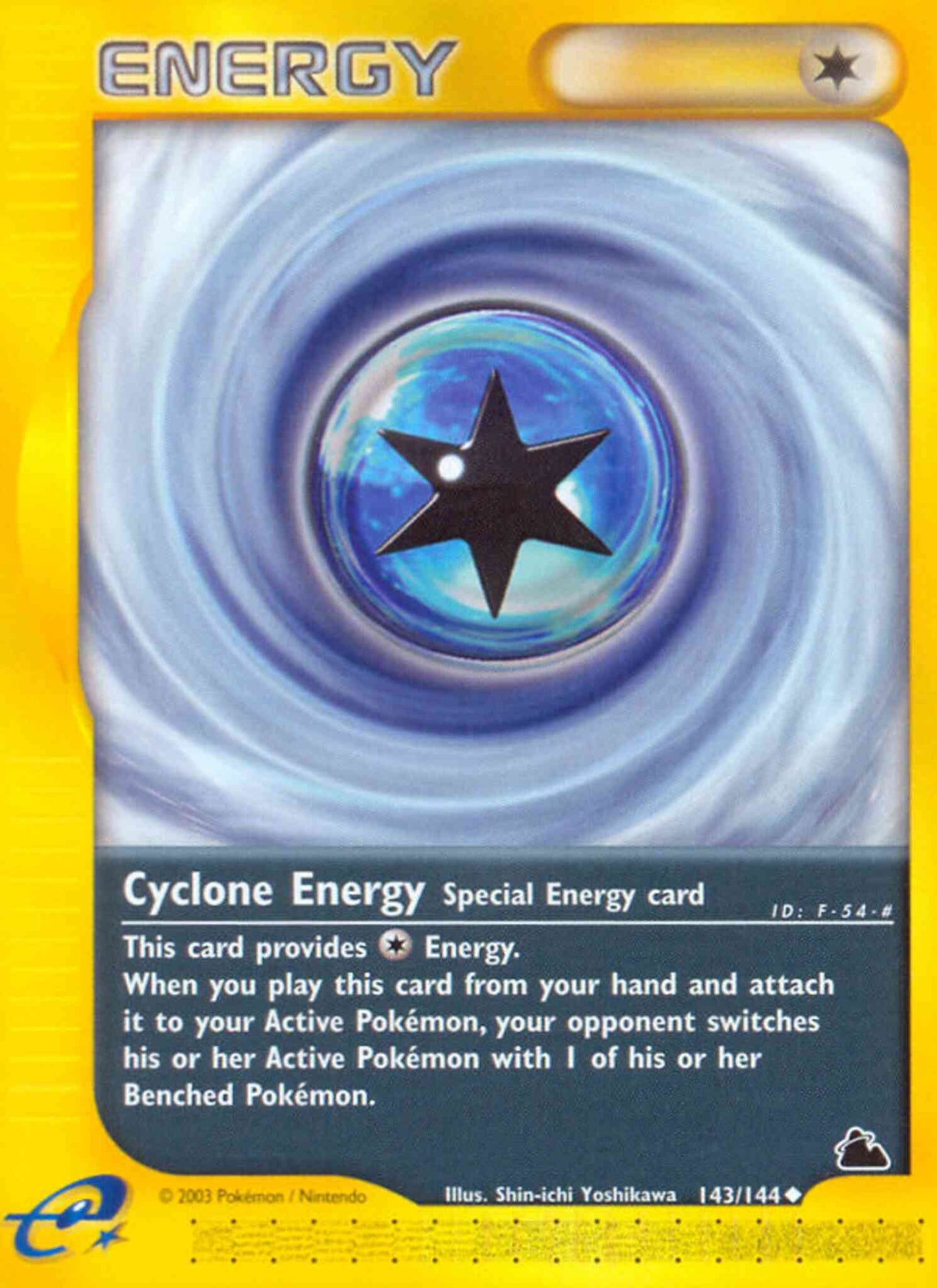 Cyclone Energy - 143/144 - Uncommon [ecard3-143] [Reverse Holo]