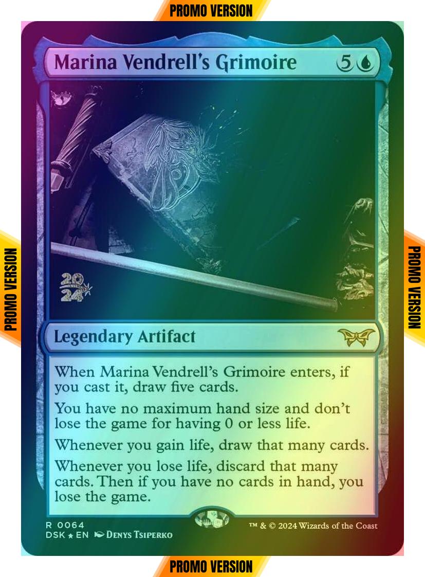 Marina Vendrell's Grimoire [64s] [Prerelease] [Duskmourn: House of Horror: Promos] [Foil]