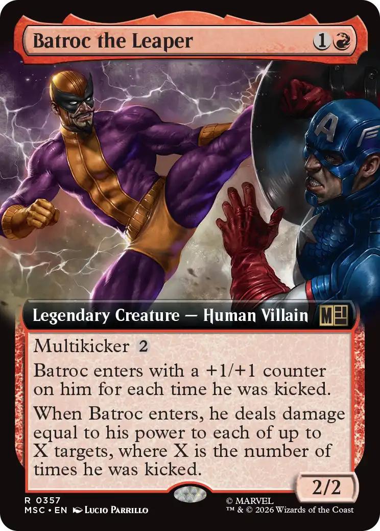Batroc the Leaper [357] [Extended Art] [Marvel Super Heroes: Commander] [Non-Foil]