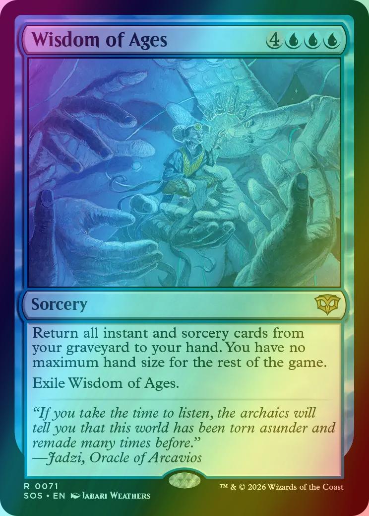 Wisdom of Ages [71] [Secrets of Strixhaven] [Foil]
