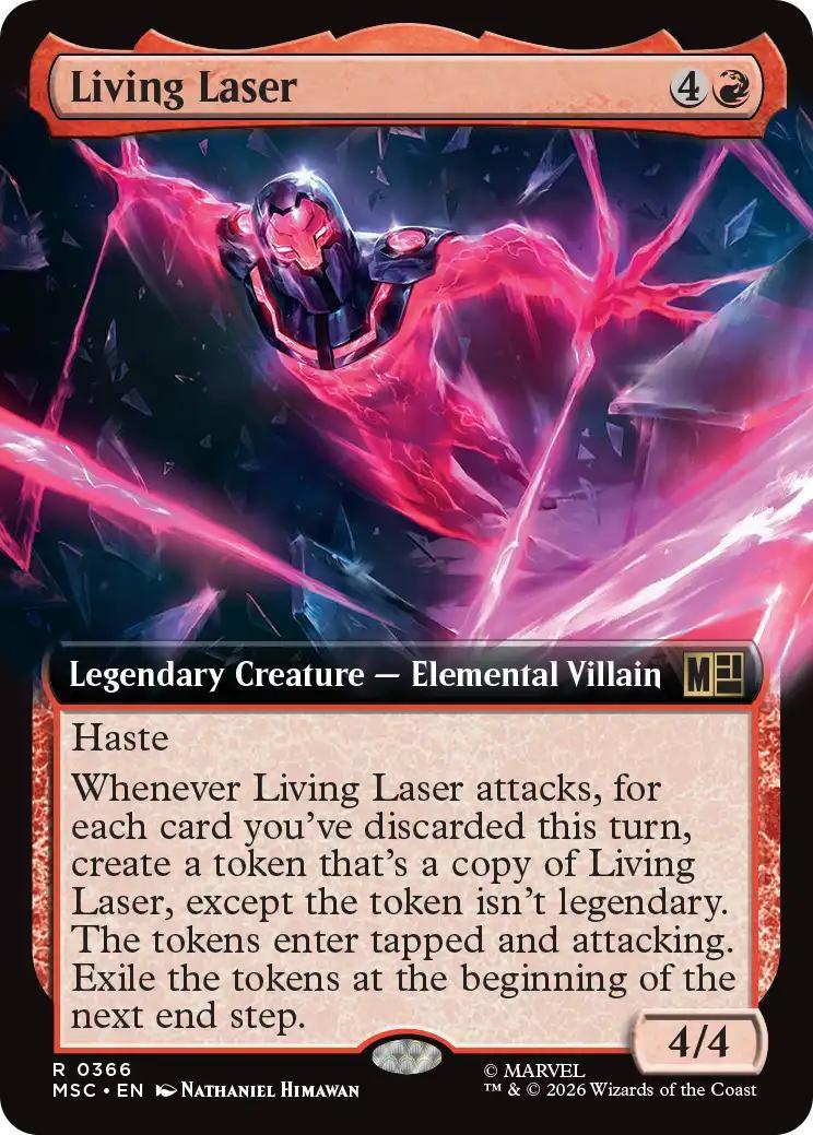 Living Laser [366] [Extended Art] [Marvel Super Heroes: Commander] [Non-Foil]