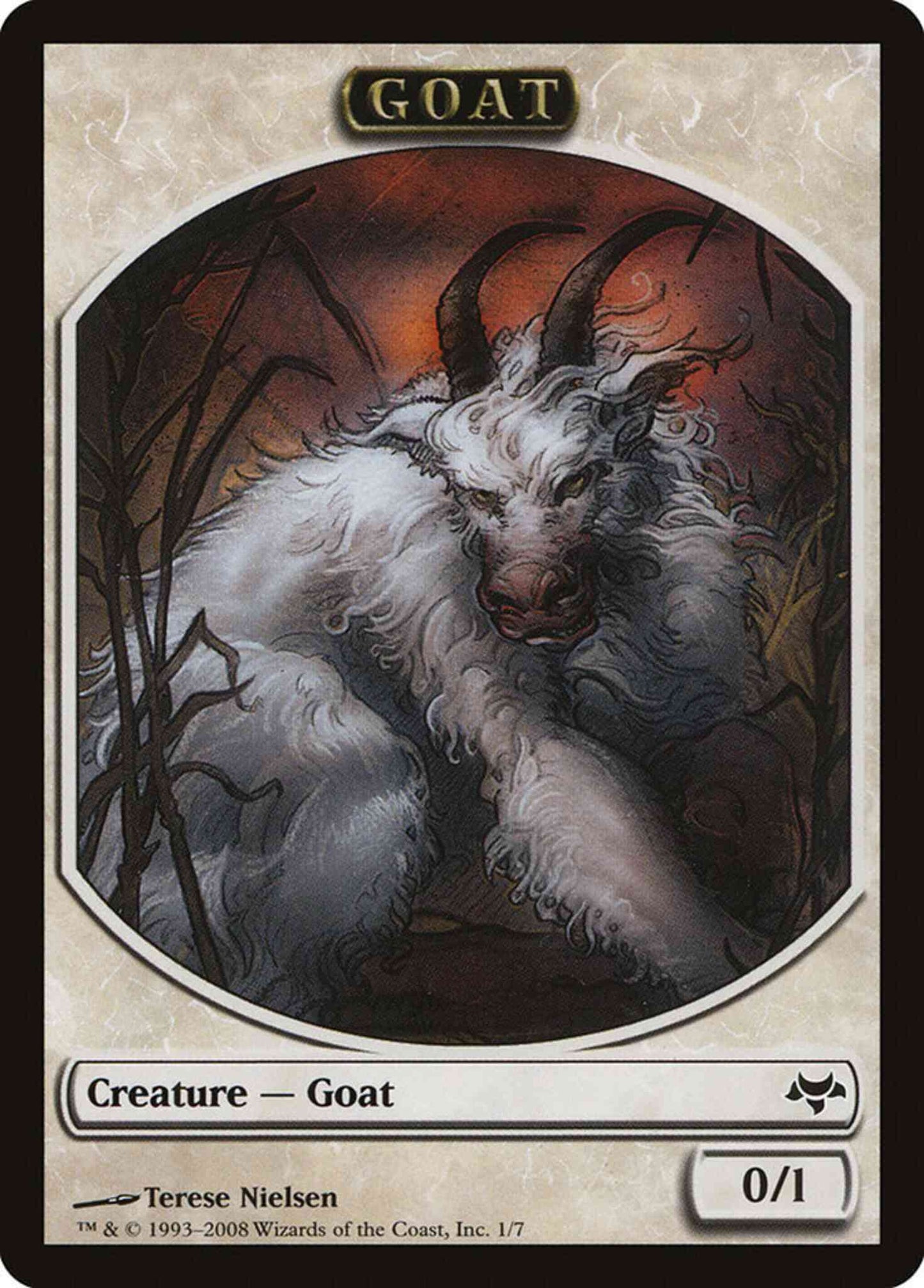 Goat Token [01] [Eventide Tokens] [Non-Foil]