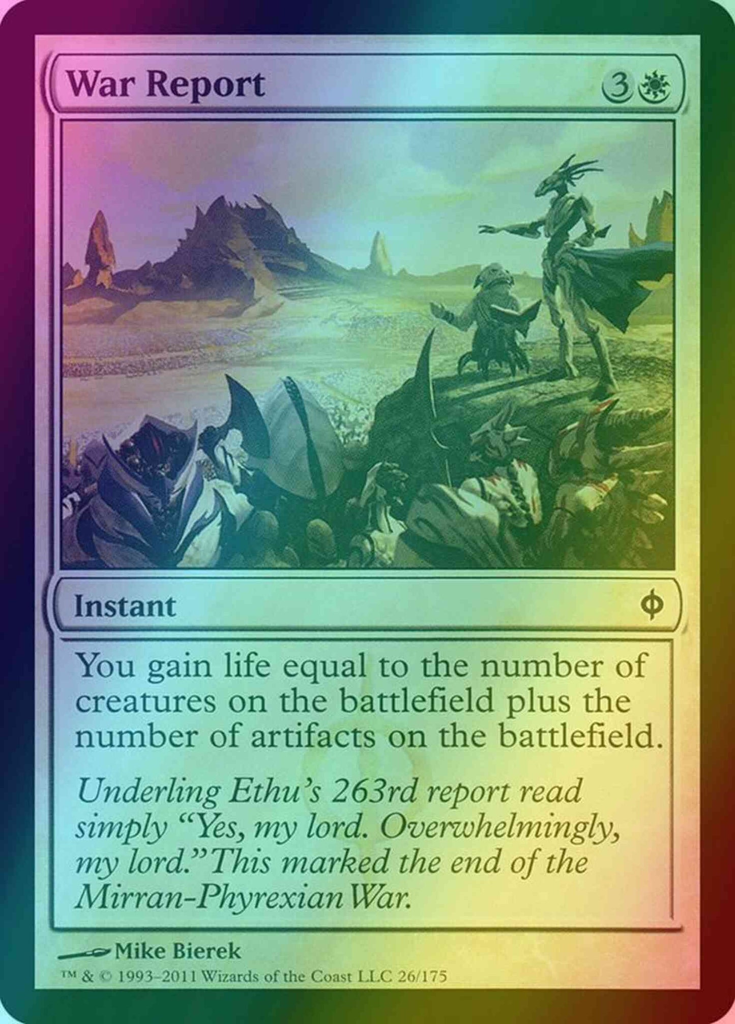 War Report [26] [New Phyrexia] [Foil]