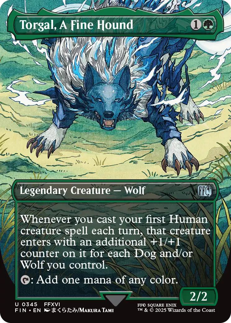 Torgal, A Fine Hound [345] [Borderless] [FINAL FANTASY] [Non-Foil]