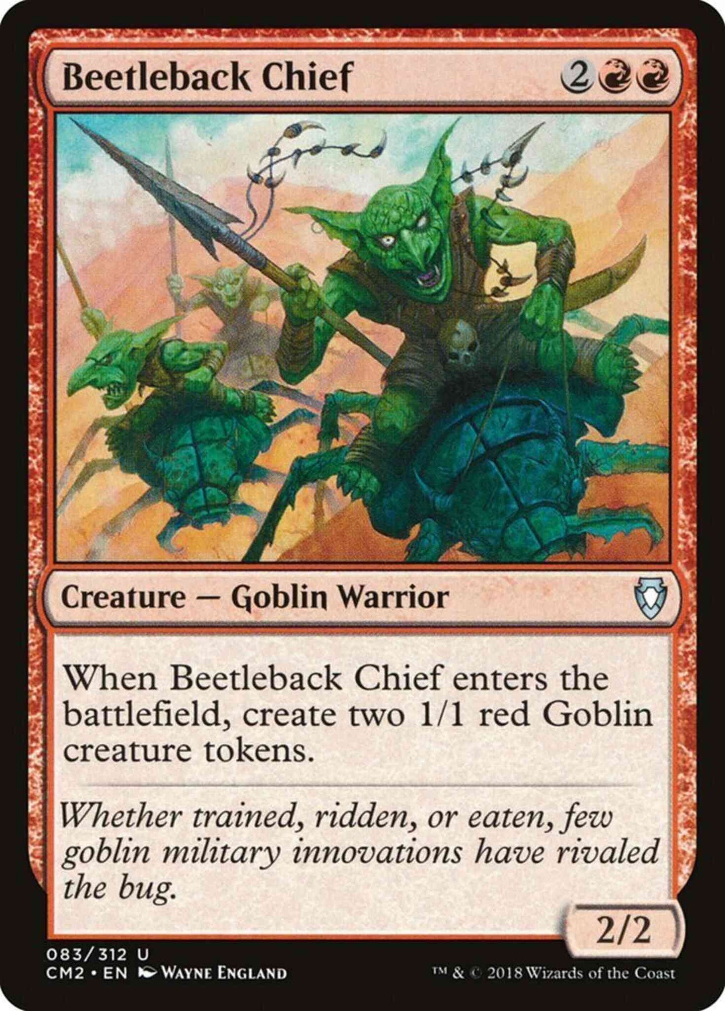 Beetleback Chief [83] [Commander Anthology Volume II] [Non-Foil]