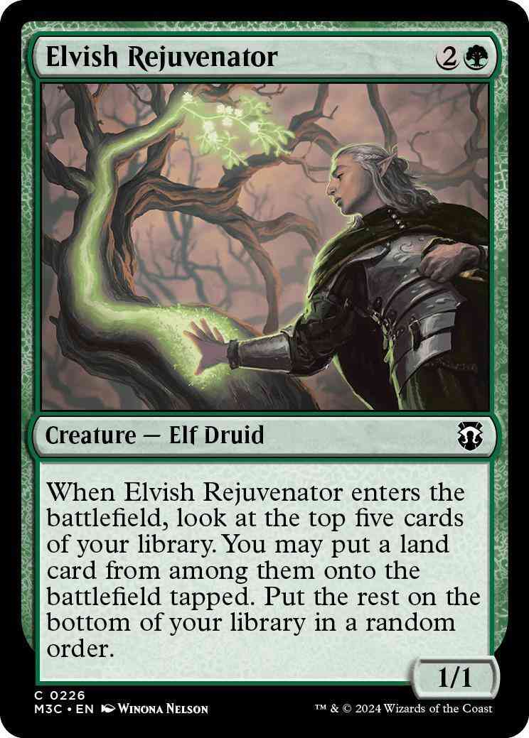 Elvish Rejuvenator [226] [Modern Horizons 3: Commander] [Non-Foil]