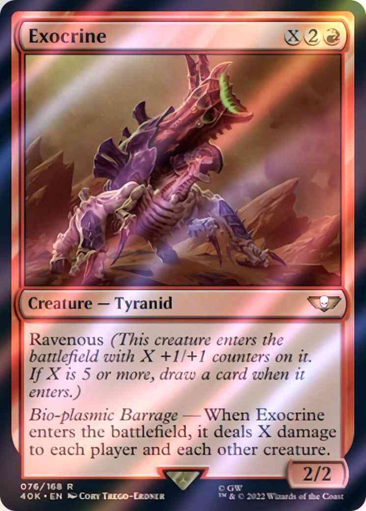 Exocrine [76] [Universes Beyond: Warhammer 40,000] [Surge Foil]