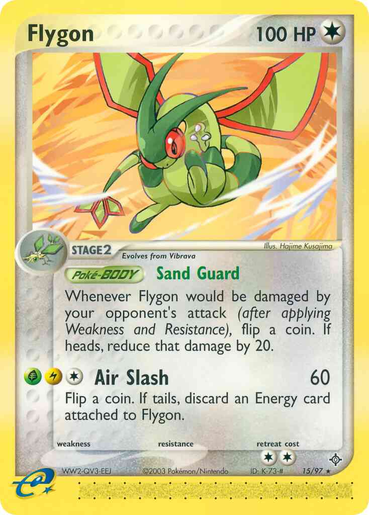 Flygon - 15/97 - Rare [ex3-15] [Reverse Holo]