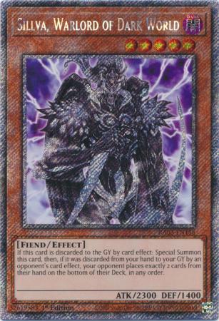 Sillva, Warlord of Dark World - RA03-EN158 - Platinum Secret Rare - 1st Edition