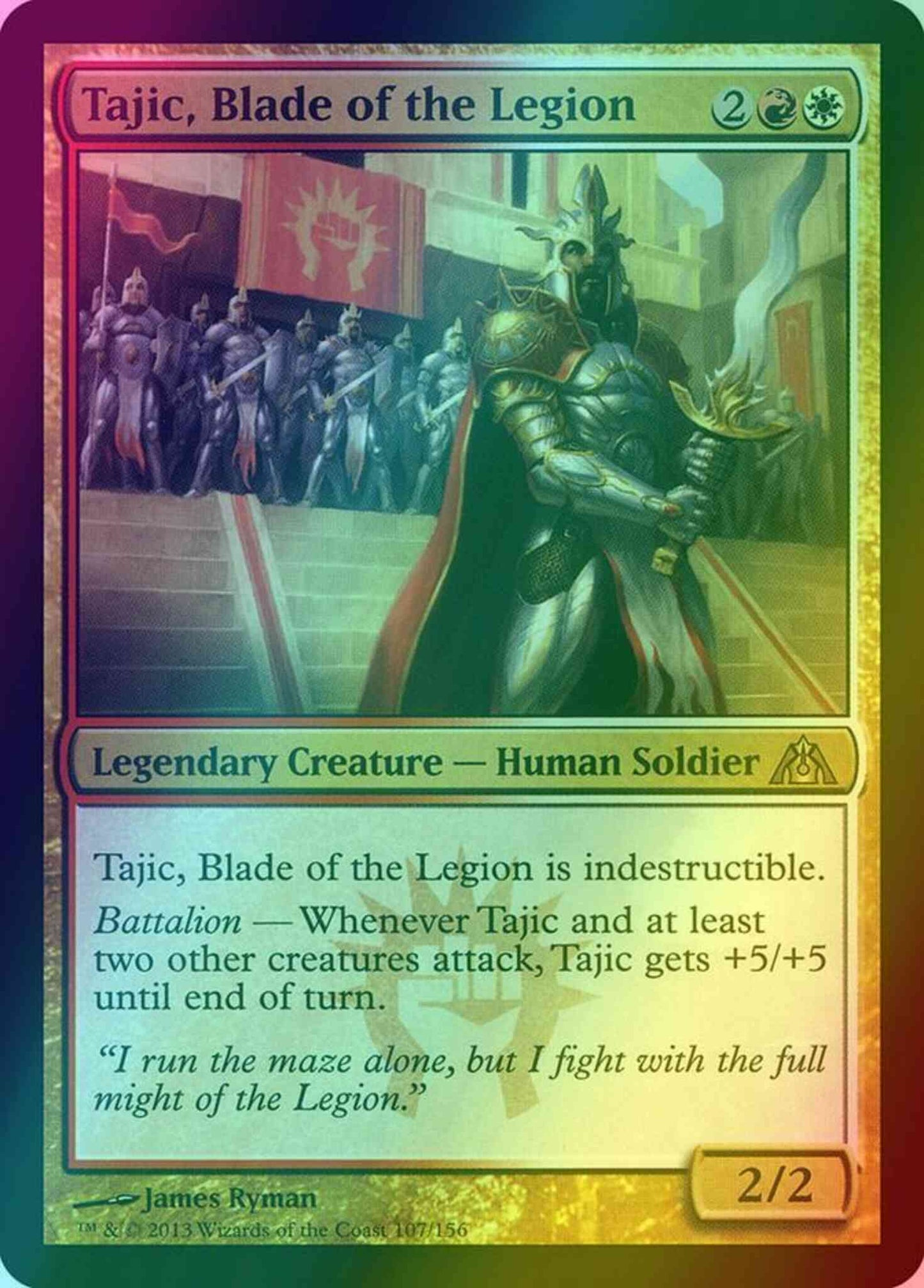 Tajic, Blade of the Legion [107] [Dragon's Maze] [Foil]