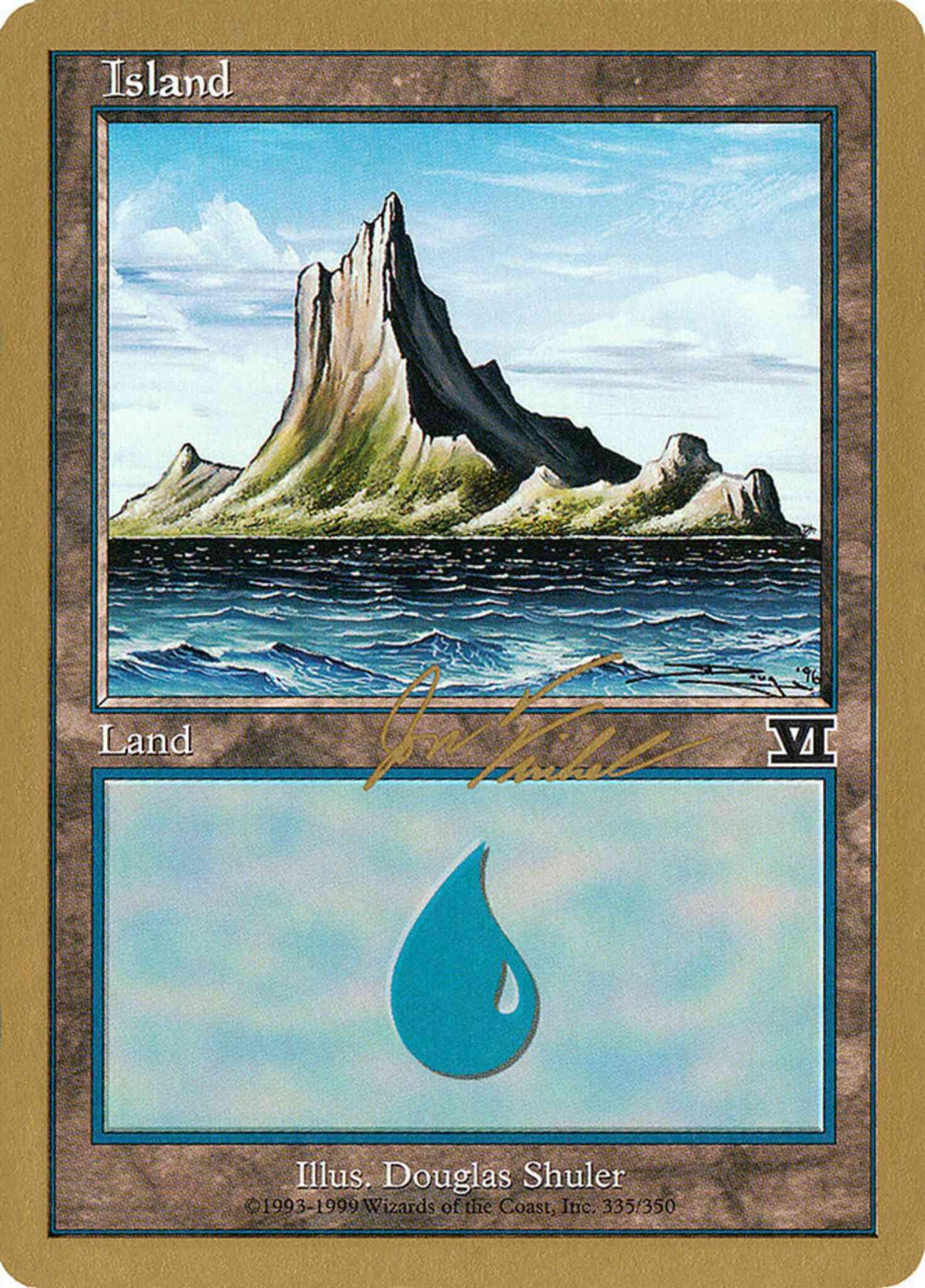 Island [jf335] [Jon Finkel] [335] [World Championship Decks 2000] [Non-Foil]