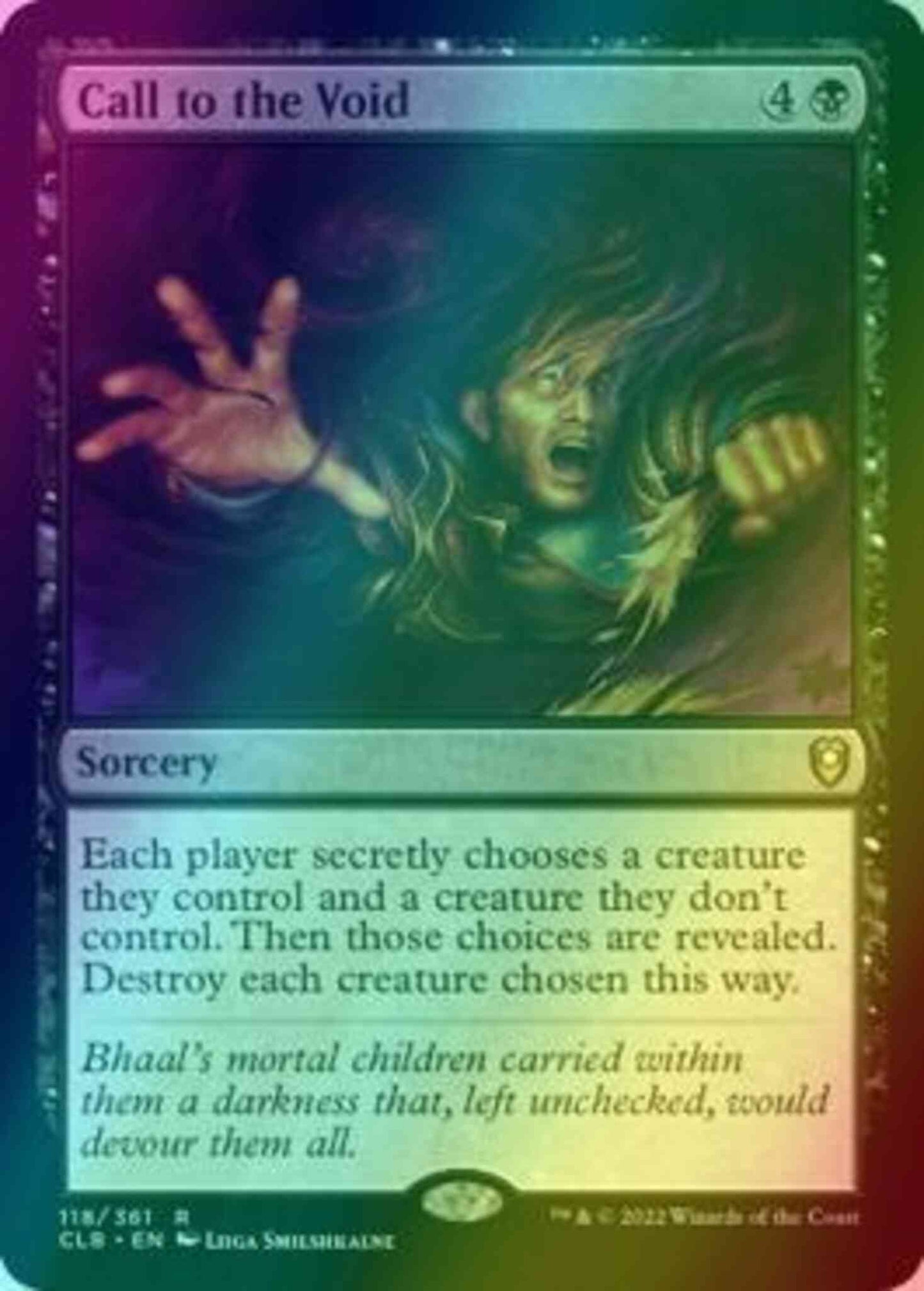 Call to the Void [118] [Commander Legends: Battle for Baldur's Gate] [Foil]