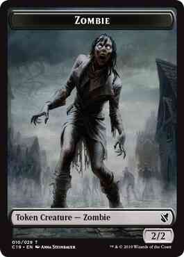Zombie Token (10) // Zombie Token (11) [Commander 2019 Tokens] [Non-Foil]
