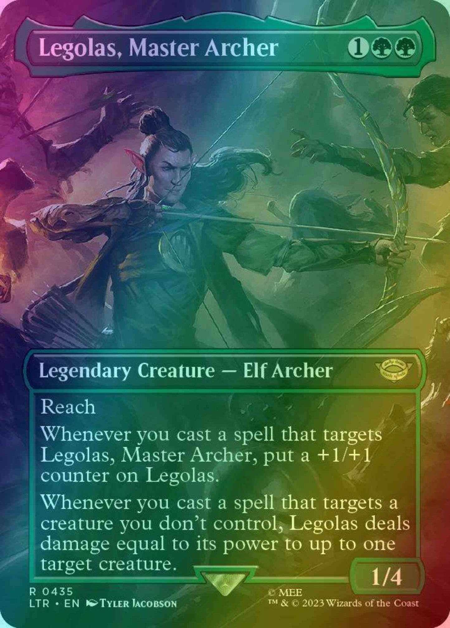 Legolas, Master Archer [435] [Borderless] [The Lord of the Rings: Tales of Middle-earth] [Foil]