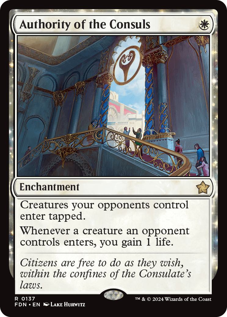 Authority of the Consuls [137] [Foundations] [Non-Foil]