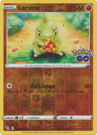 Larvitar - 037/078 - Common [pgo-037] [Reverse Holo]