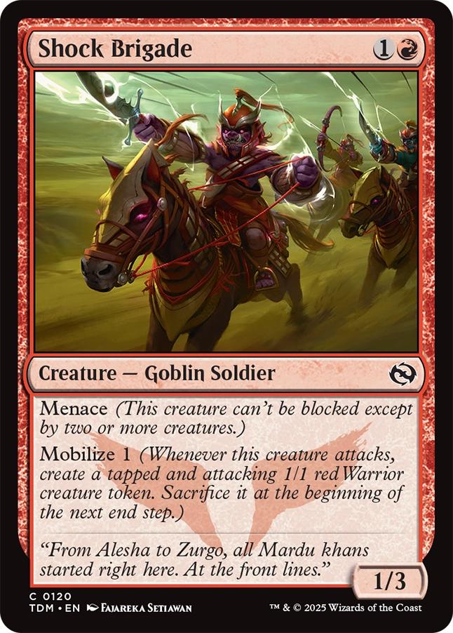 Shock Brigade [120] [Tarkir: Dragonstorm] [Non-Foil]