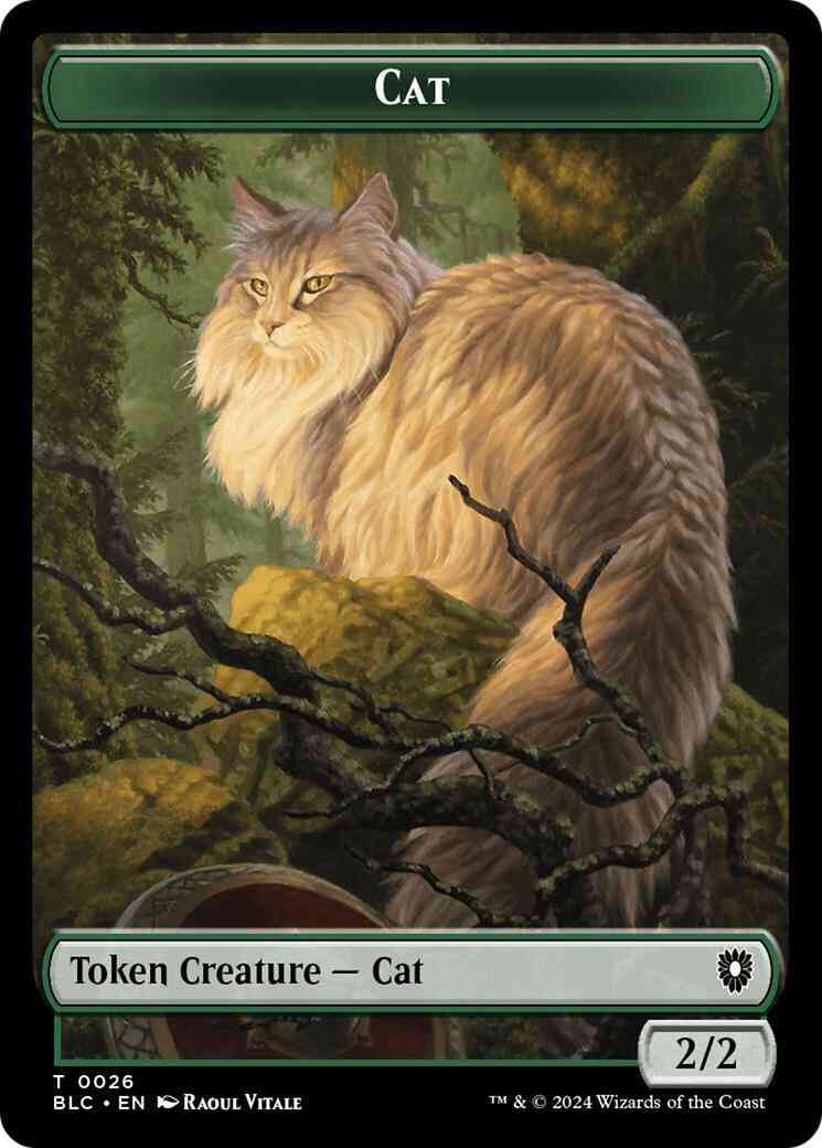 Cat Token (26) // Elemental Token (04) [Bloomburrow: Commander: Tokens] [Non-Foil]