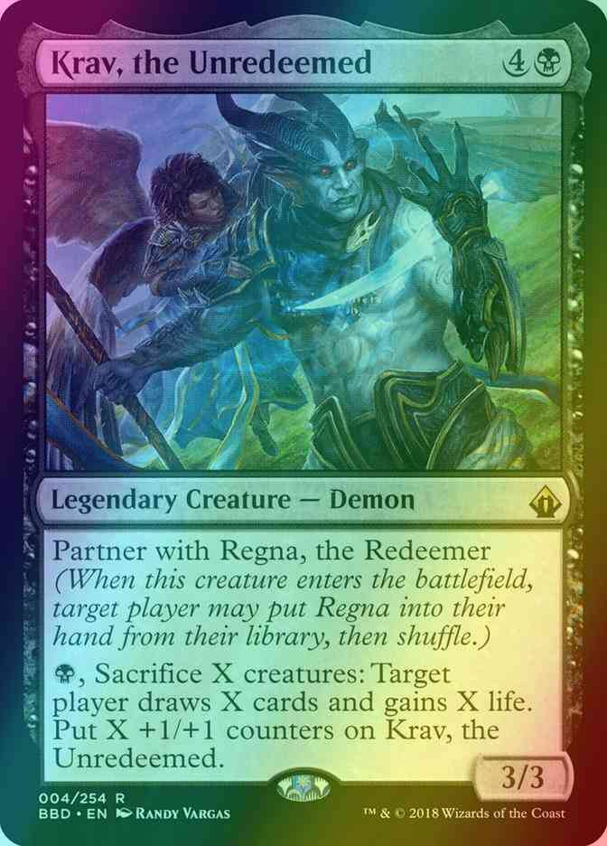 Krav, the Unredeemed [4] [Battlebond] [Foil]