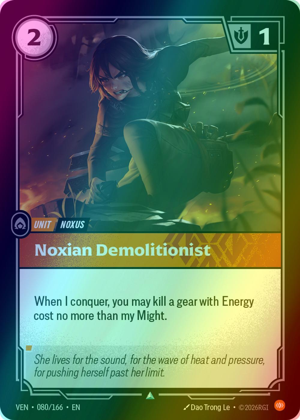 Noxian Demolitionist - 080/166 [Vendetta] [Foil]