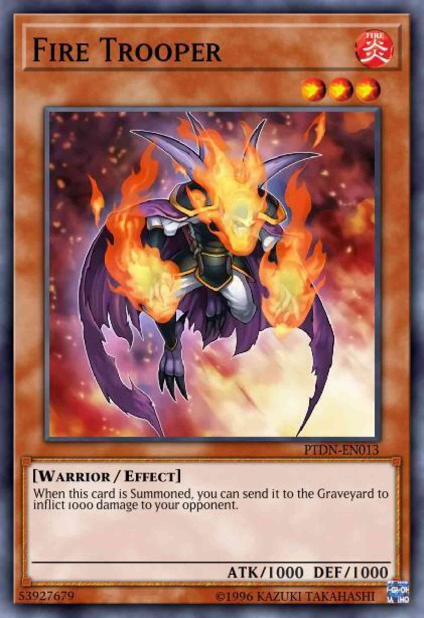Fire Trooper - PTDN-EN013 - Common - 1st Edition