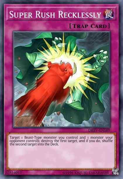 Super Rush Recklessly - BP03-EN219 - Shatterfoil Rare - 1st Edition
