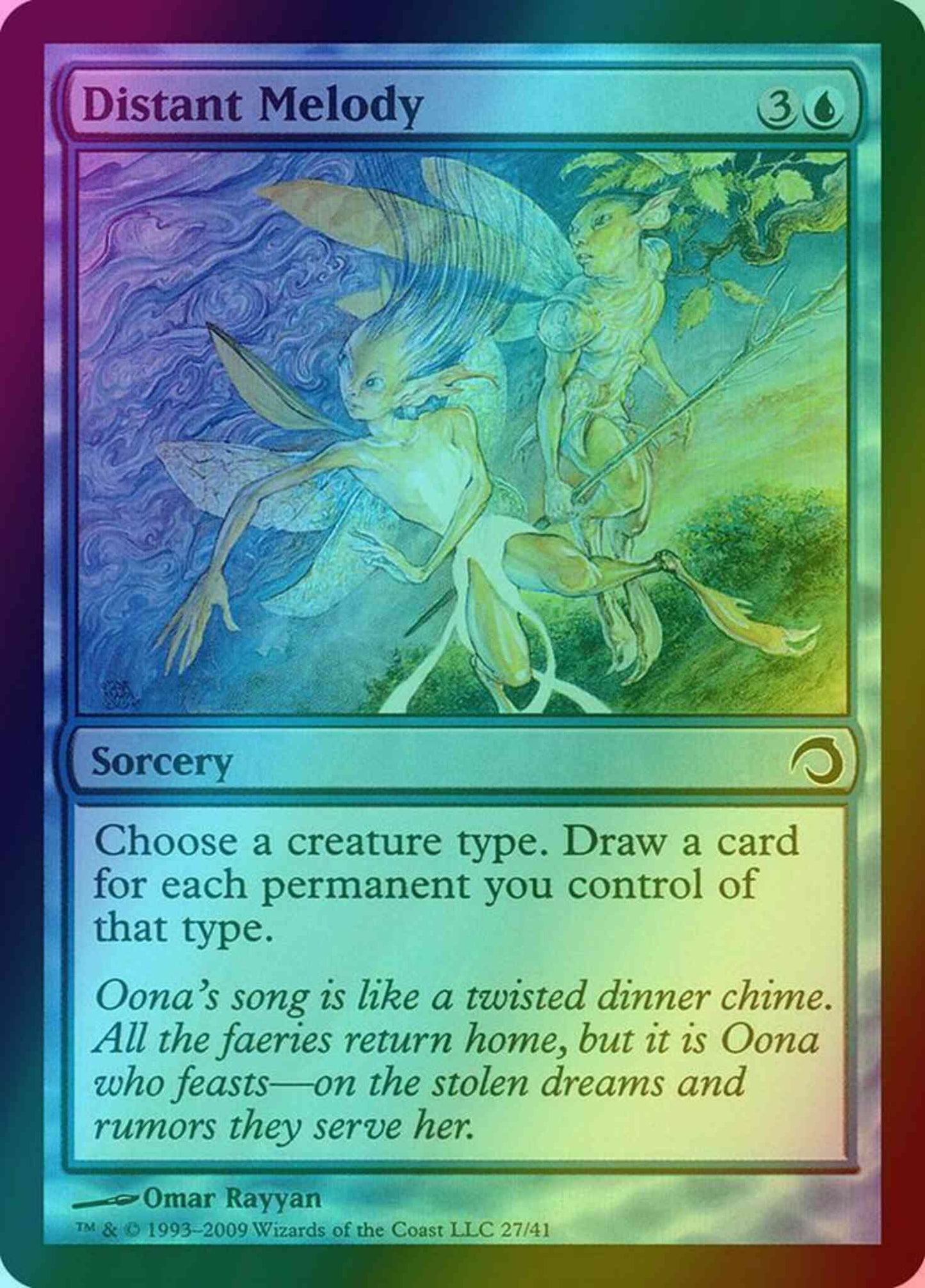 Distant Melody [27] [Premium Deck Series: Slivers] [Foil]