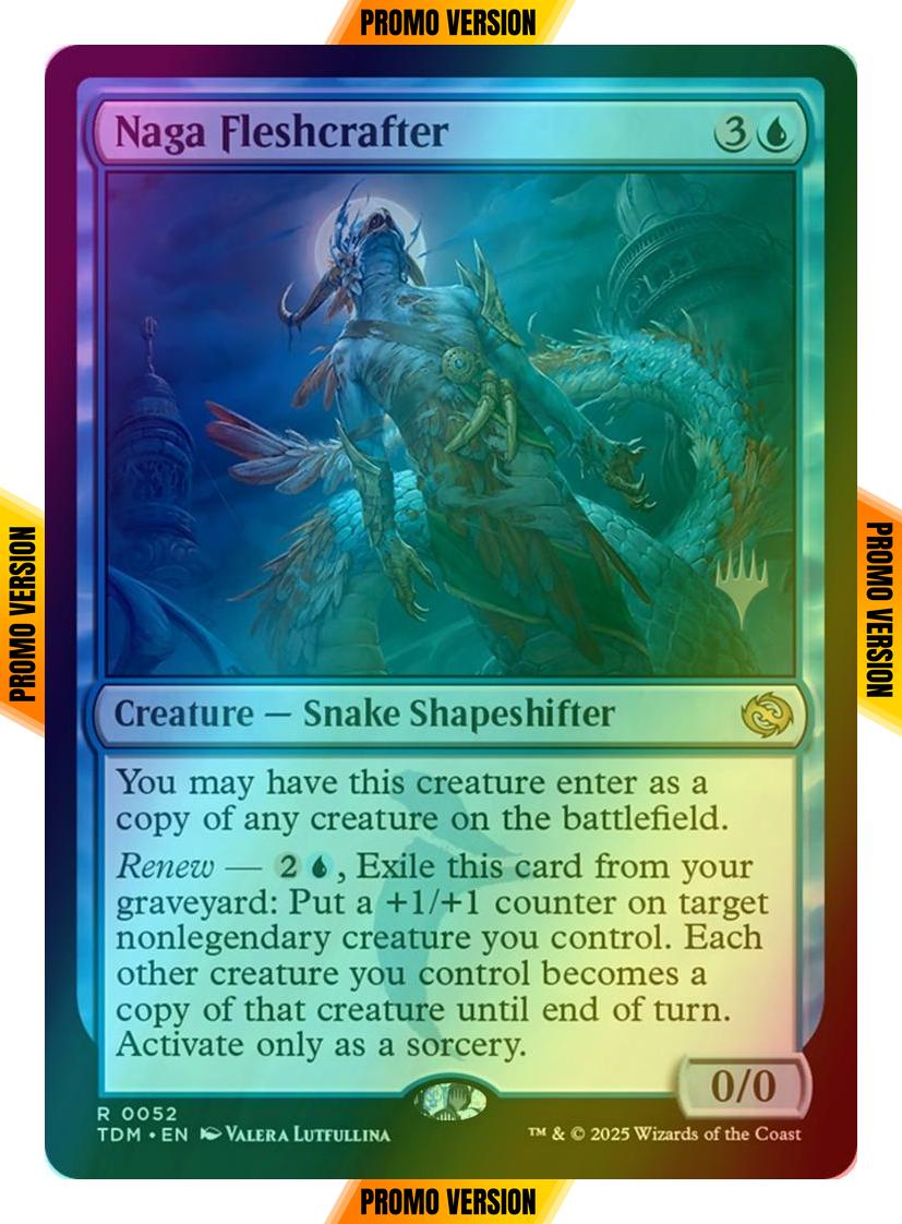 Naga Fleshcrafter [52p] [Promo Pack] [Tarkir: Dragonstorm: Promos] [Foil]