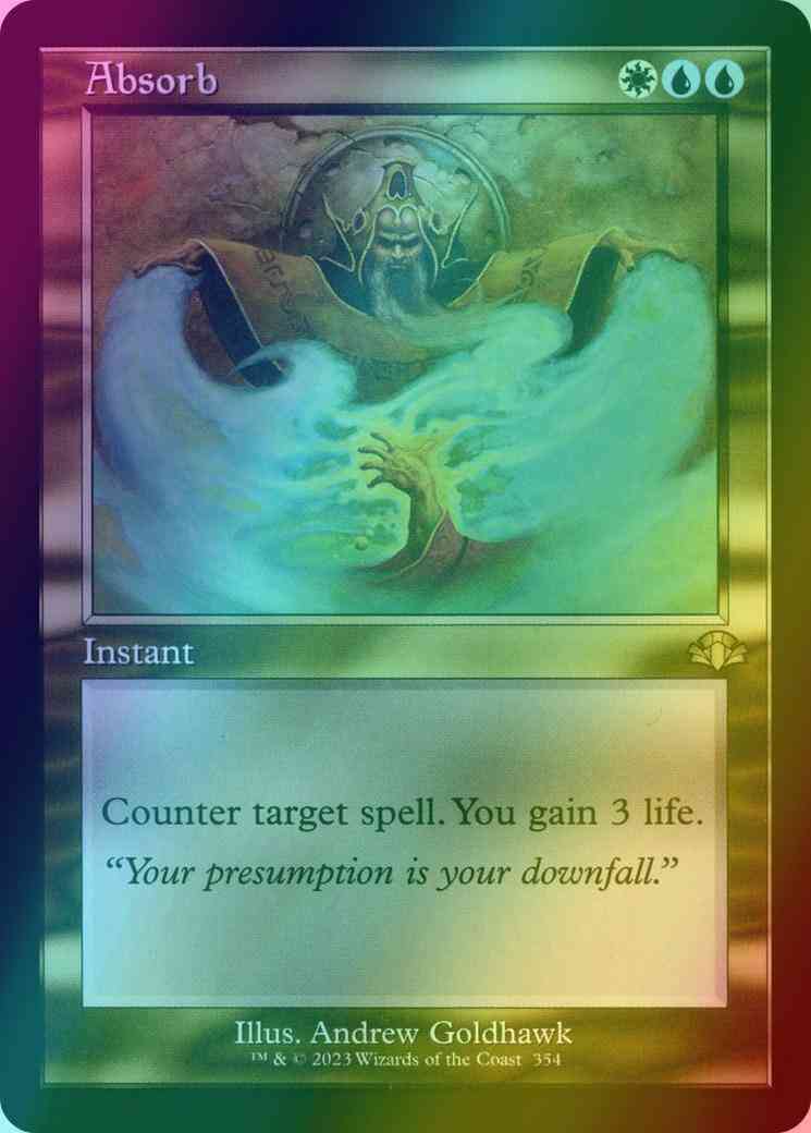Absorb [354] [Retro Frame] [Dominaria Remastered] [Foil]