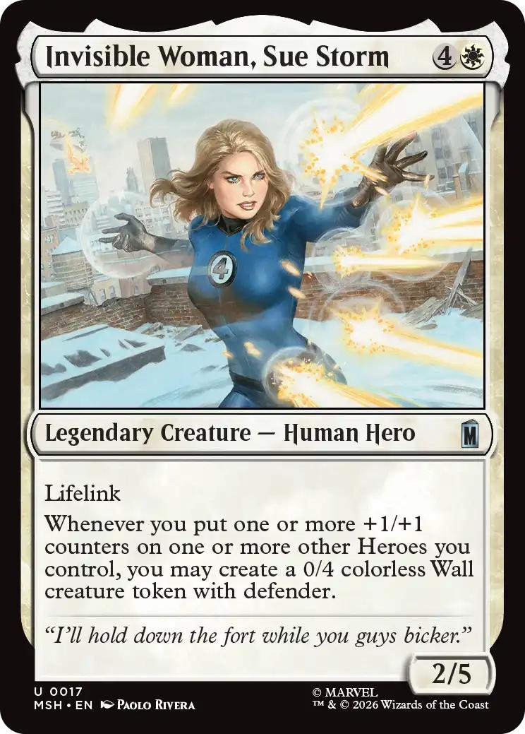 Invisible Woman, Sue Storm [17] [Marvel Super Heroes] [Non-Foil]