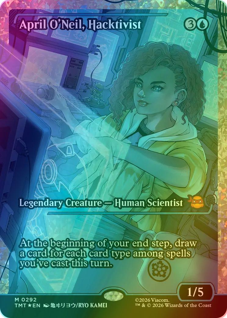 April O'Neil, Hacktivist [292] [Japan Showcase] [Teenage Mutant Ninja Turtles] [Fracture Foil]