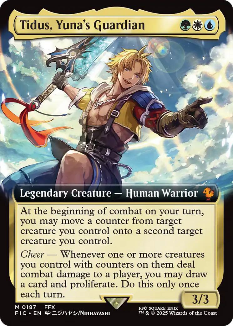 Tidus, Yuna's Guardian [187] [Extended Art] [FINAL FANTASY: Commander] [Non-Foil]