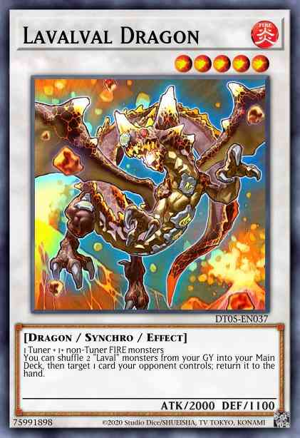Lavalval Dragon - HA05-EN022 - Secret Rare - 1st Edition