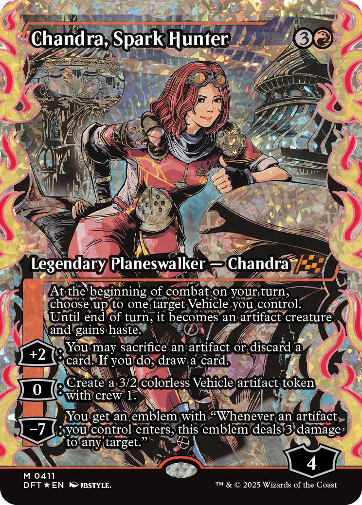 Chandra, Spark Hunter [411] [Japan Showcase] [Aetherdrift] [Fracture Foil]